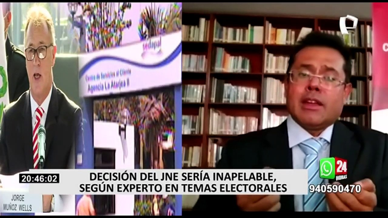 Jorge Muñoz sobre decisión del JNE: "Creo que hay manipulación y corrupción"