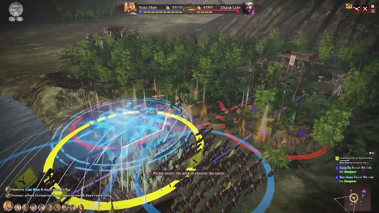 Romance of the Three Kingdoms XIII warfare