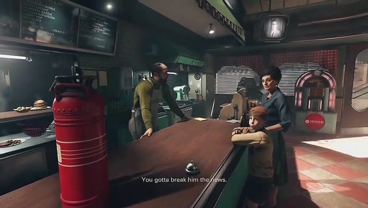 Wolfenstein II: The New Colossus Do nazis like strawberry milk shake?