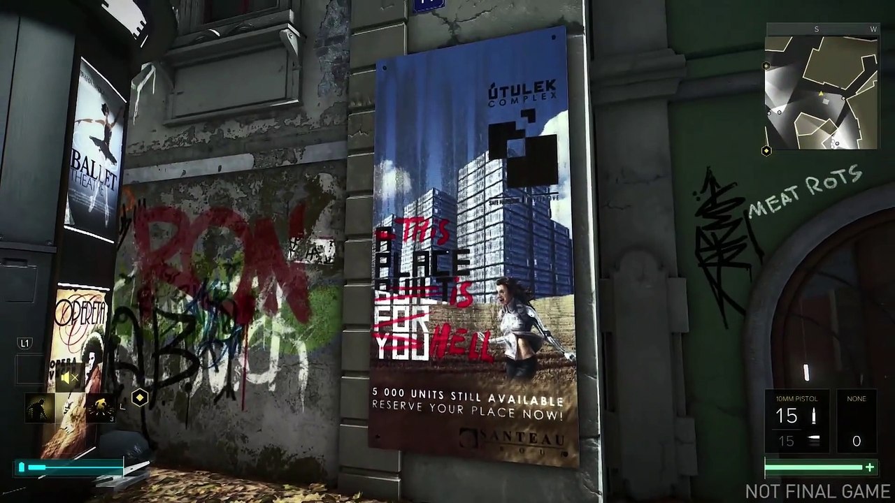 Deus Ex: Mankind Divided E3 2016 - City-hub Gameplay Demo