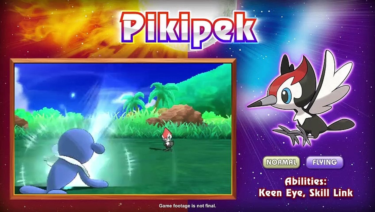 Pokemon Sun E3 2016 - new pokemons and battle royal mode trailer