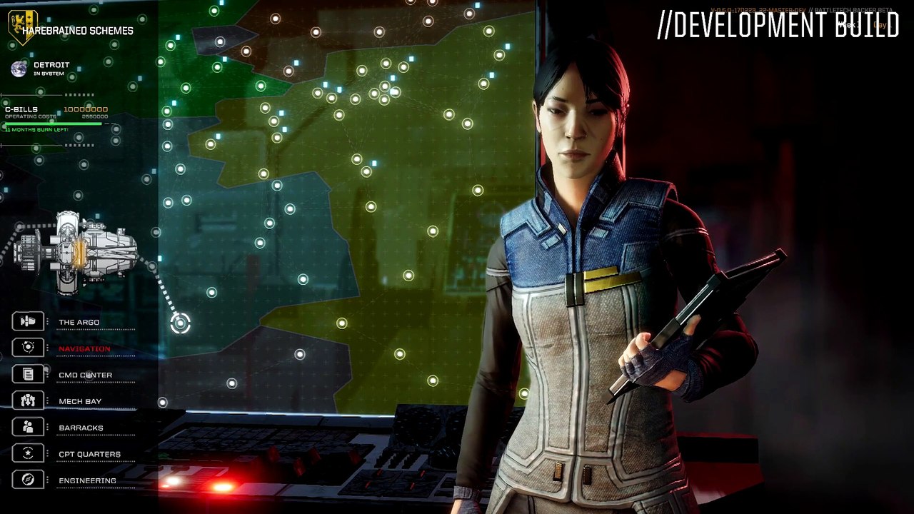 BattleTech E3 2017 gameplay - customization on the Argo