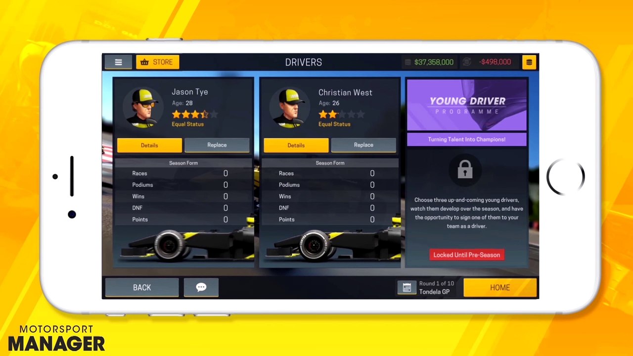 Motorsport Manager Mobile 2 launch trailer