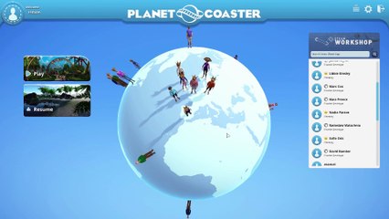 Planet Coaster: Console Edition gamescom 2016 - trailer - frontend flow