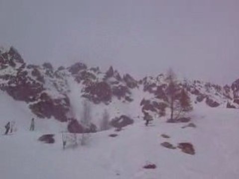 diadine et loic 2eme partie des chutes a chamonix alkarou