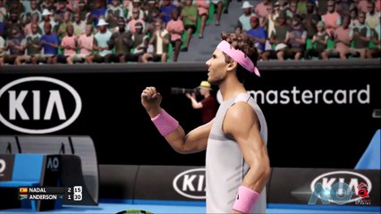 AO International Tennis AO Tennis in action