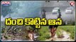 Heavy Rains Lashes Telangana _ Damage Paddy Crops _ V6 Teenmaar