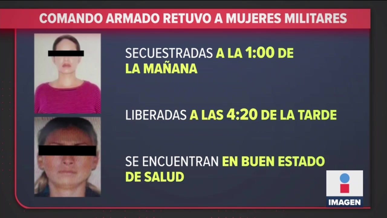 Liberan a mujeres militares secuestradas por CJNG en Puerto Vallarta