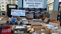 İzmir’de iki ayrı adrese kaçak tütün operasyonu