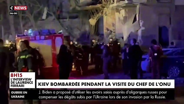 Guerre en Ukraine - La provocation de la Russie qui a bombardé la ville de Kiev en pleine visite du secrétaire général de l'ONU Antonio Guterres et pour la première fois depuis mi-avril