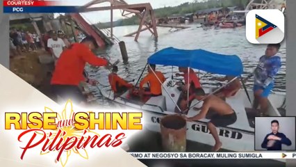 PCG at BFP, tumulong sa pag-rescue sa mga biktima sa bumagsak na tulay sa Bohol