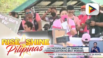 VP Robredo, isusulong ang pagpapalawig sa termino ng brgy. officials at professionalization ng brgy. workers