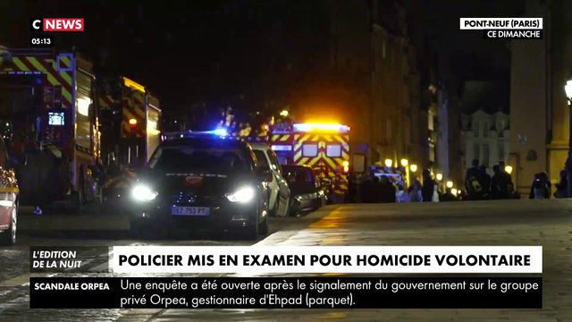 Morts sur le Pont-Neuf à Paris : Les policiers vont manifester pour protester contre la mise en examen pour homicide volontaire d'un de leurs collègues