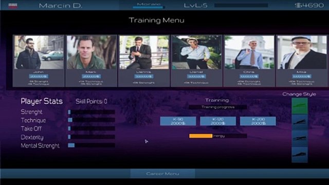 K-Point Ski Jumping launch trailer