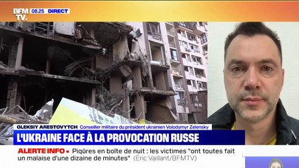 Bombardements à Kiev: "On va trouver une réponse", assure Oleksiy Arestovytch, conseiller militaire du président ukrainien