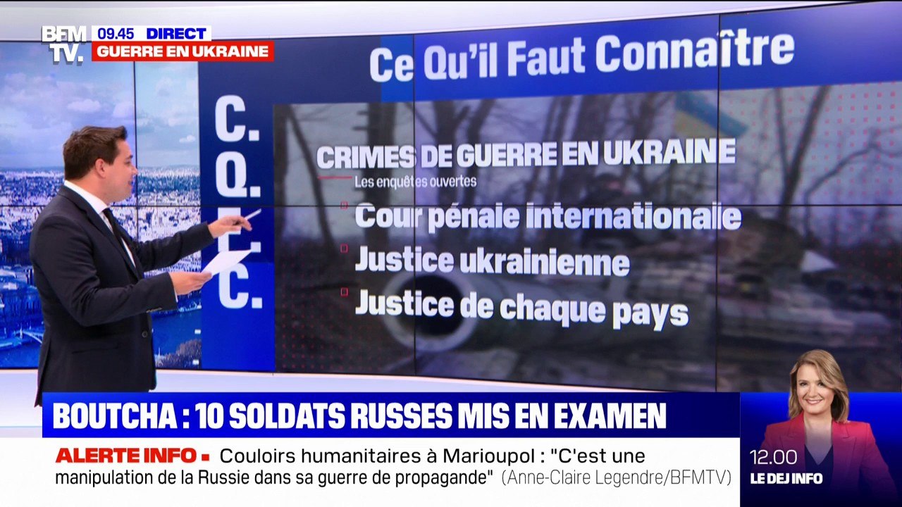 Guerre en Ukraine: qui sont les 10 soldats russes mis en examen pour des crimes présumés à Boutcha?