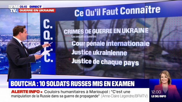 Guerre en Ukraine: qui sont les 10 soldats russes mis en examen pour des crimes présumés à Boutcha?