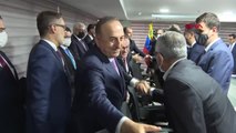 Bakan Çavuşoğlu, Türk ve Venezuelalı iş insanlarıyla bir araya geldi