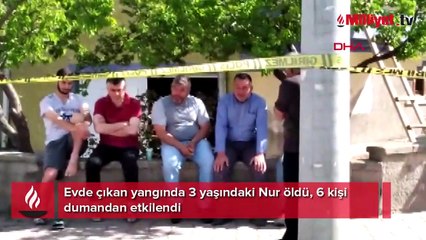 Kırşehir'de yangın faciası! 1 çocuk öldü, 6 kişi dumandan etkilendi