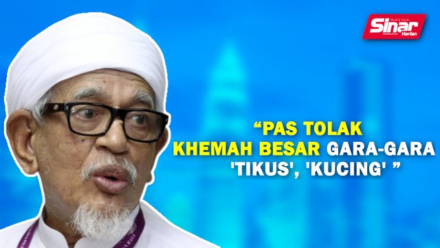 SINAR PM: Pas tolak khemah besar gara-gara 'tikus', 'kucing'