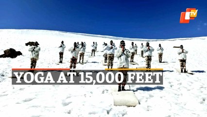 WATCH | ITBP ‘Himveers’ Perform Yoga On Snowy Himalayas Ahead Of International Yoga Day