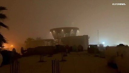 Оранжевое небо над Багдадом