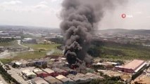 Son dakika haber! Tuzla'da korkutan işyeri yangını... Patlama sesleri duyuldu