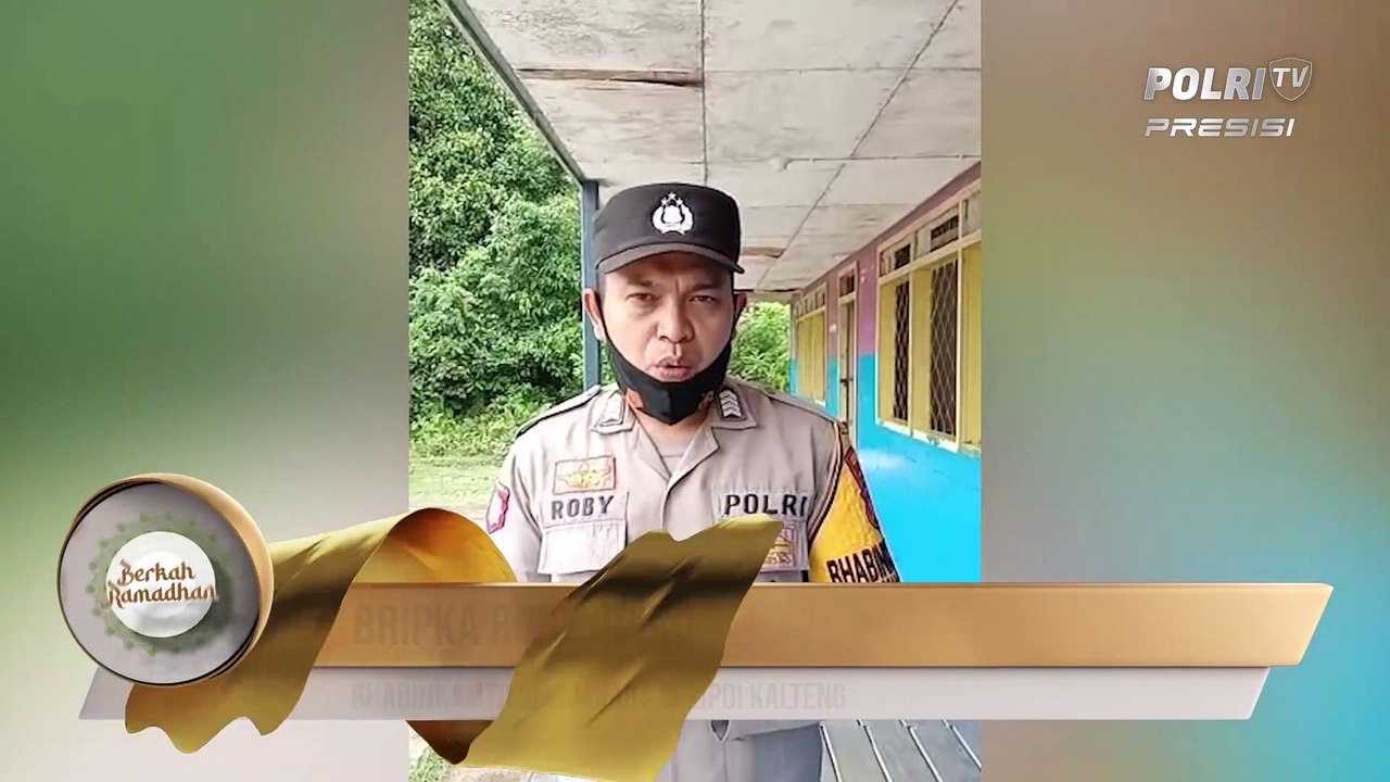 Bripka Roby Acino Bhabinkamtibmas Muara Sumpoi Kalteng