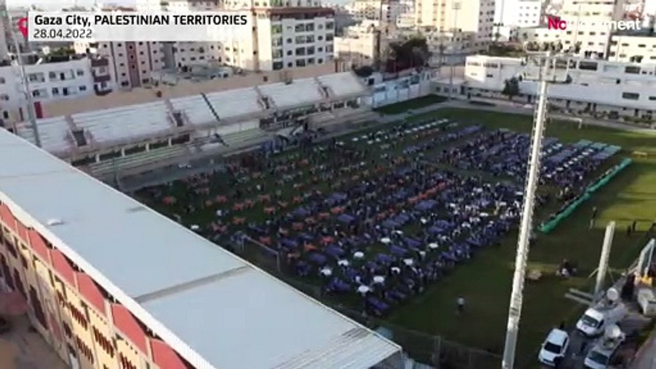 Palestinians gather ahead of Quds (Jerusalem) d...