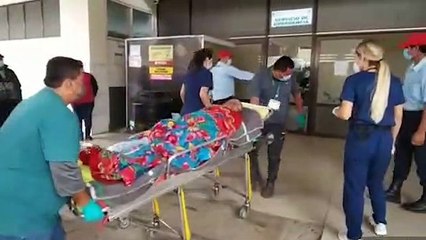 Adulto mayor qye sufrió quemaduras peregrinó por nueve horas para recibir atención médica