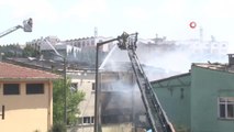 Tuzla'daki işyeri yangınında söndürme çalışmaları başladı