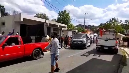 Sepultan restos de los dos fallecidos en incendio del Canal del Sol