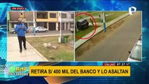 Callao: empresario persigue a peligrosos 'marcas', pierde el control de su auto y derriba un árbol
