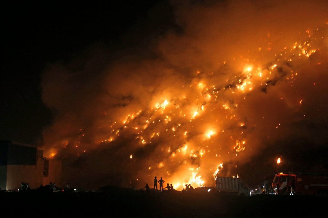 Brennender Müllberg in Neu-Delhi: „Die Regierung tut nichts“ 