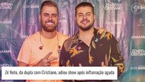 Novo problema de saúde faz Zé Neto adiar show com Cristiano. Veja o que aconteceu com sertanejo!