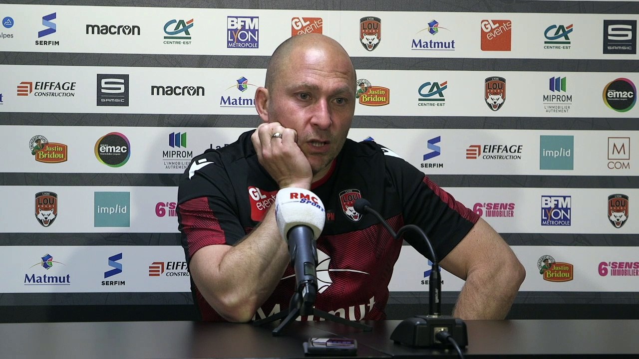 Patrick Sobela, Clément Laporte et Pierre Mignoni avant LOU / MHR