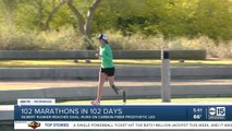 102 marathons in 102 days: Amputee's unofficial world record