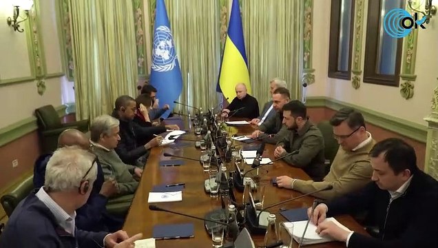 Rusia lanza misiles contra Kiev durante la visita del secretario general de la ONU, António Guterres
