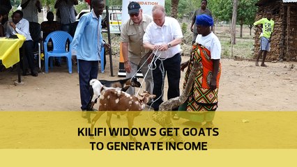 Kilifi widows get goats to generate income