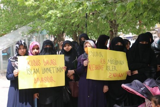 Gaziantep, Kahramanmaraş ve Adıyaman'da Dünya Kudüs Günü etkinliği