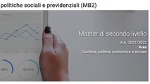 Statale Milano, al via un master in Politiche previdenziali