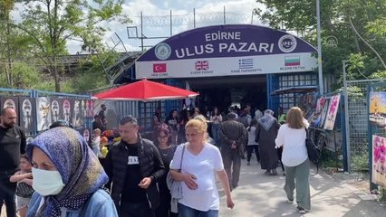 Tarihi çarşılarda ve pazarlarda bayram hareketliliği yaşanıyor