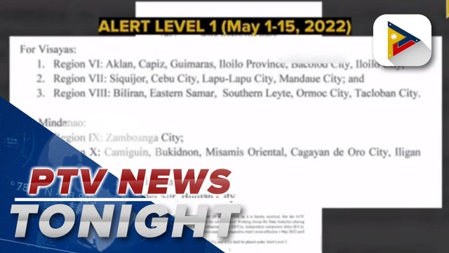 NCR, over 80 other areas placed under Alert Level 1 until May 15