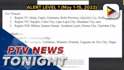NCR, over 80 other areas placed under Alert Level 1 until May 15