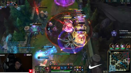 LoL: Th3Antonio y la definitiva perfecta con Gnar durante el SoloQ Challenge