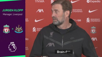 Confused Klopp's hilarious brain fog