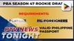 PBA extends deadline for applications for Season 47 Rookie Draft