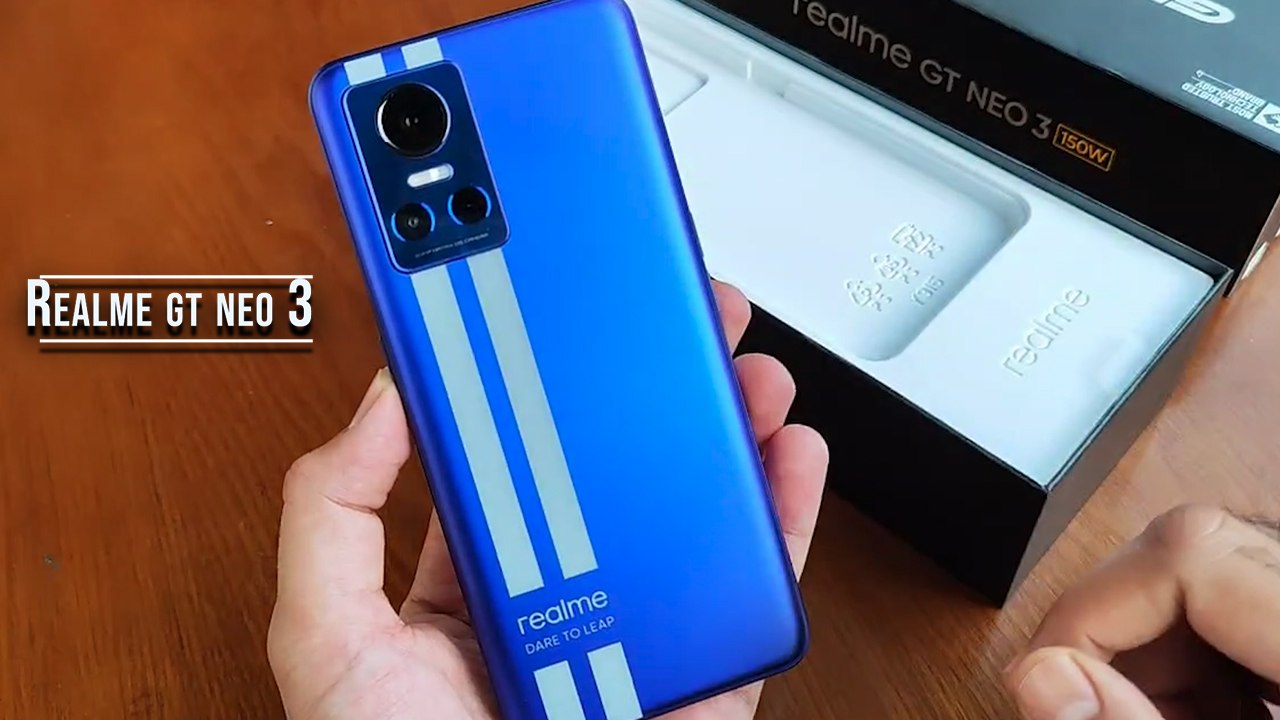 Realme GT Neo 3 Unboxing & First Impressions- 150W Fast-Charging & Dimensity 8100 SoC