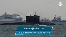 Rusia lanza por primera vez submarinos para atacar objetivos ucranianos