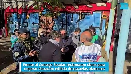 Frente al Consejo Escolar reclamaron obras para mejorar situación edilicia de escuelas platenses